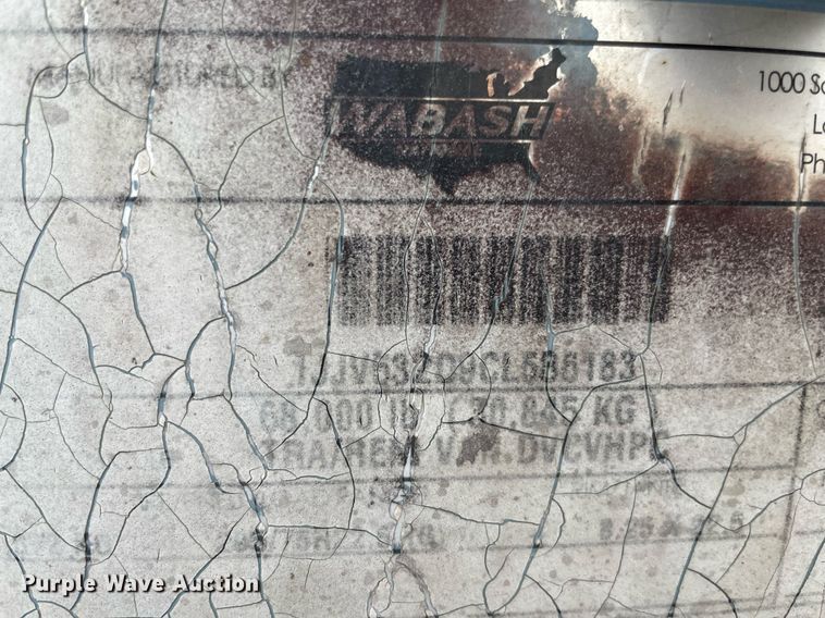 image for item NY9865 2012 Wabash  dry van trailer