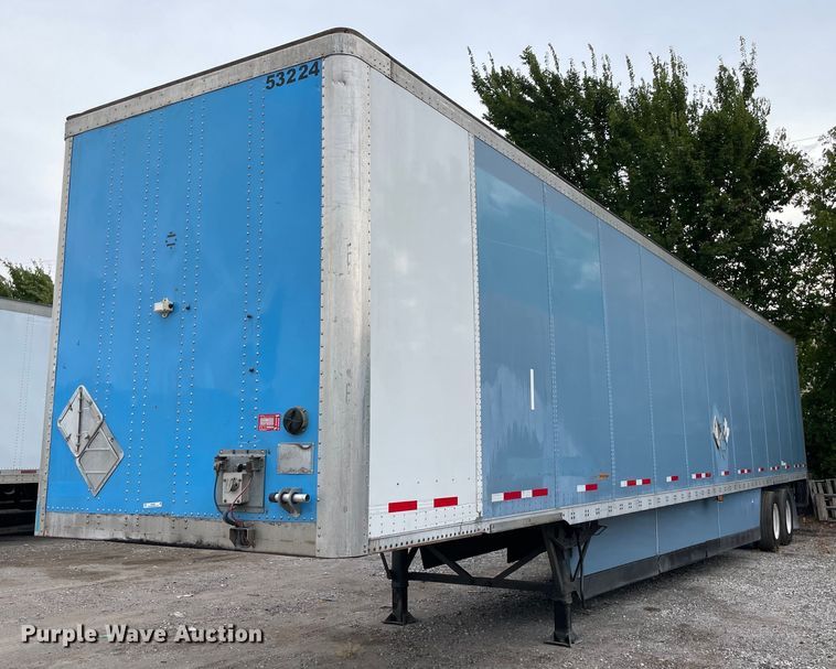 image for item NY9867 2012 Wabash  dry van trailer