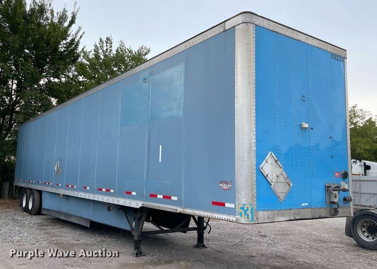 image for item NY9867 2012 Wabash  dry van trailer