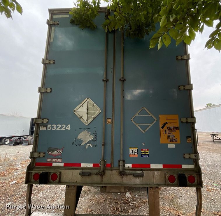 image for item NY9867 2012 Wabash  dry van trailer