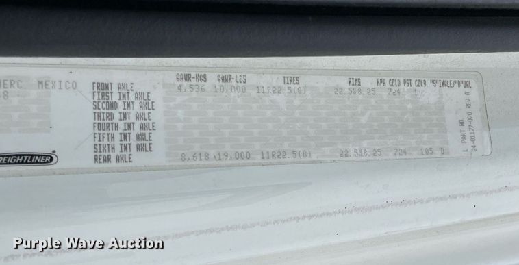 image for item NY9882 2012 Freightliner Business Class M2 106  box truck