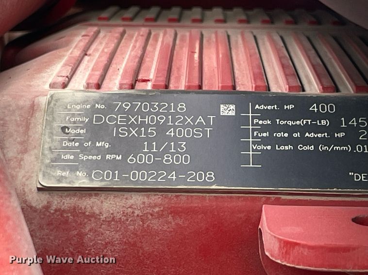 image for item NY9886 2014 Freightliner Cascadia 125  semi truck