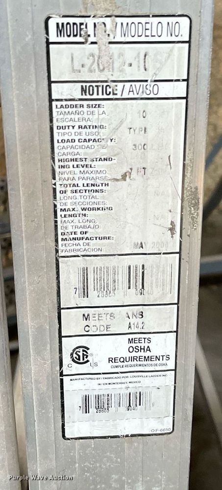 image for item NY9887 (5) ladders