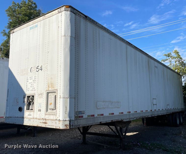 image for item NY9981 1993 Stoughton GVW-Z-455T-S-C  dry van trailer