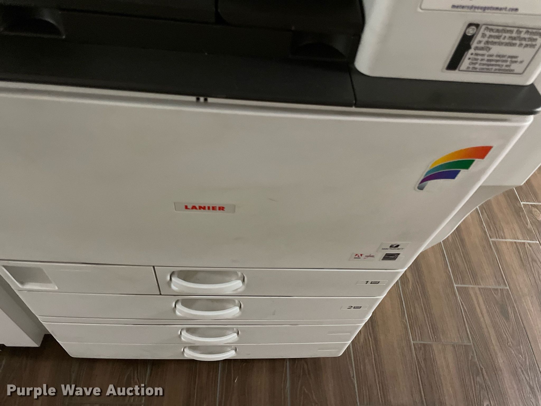 (2) printers in Dallas, TX Item NY9903 sold Purple Wave