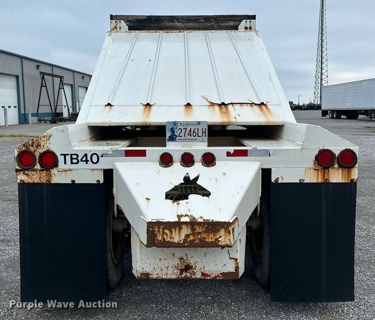 image for item DM2611 2015 CTS BDT-40  bottom dump trailer