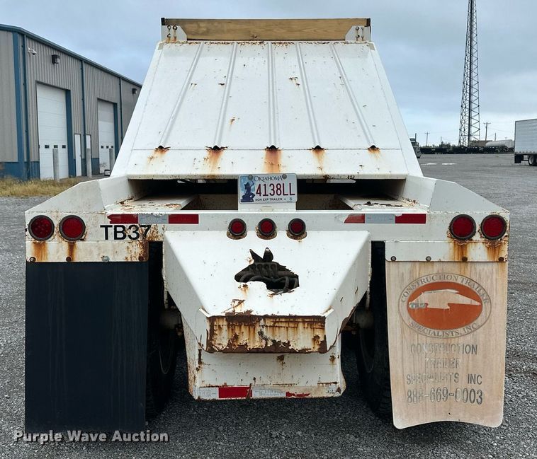 image for item DM2614 2015 CTS BDT-40  bottom dump trailer