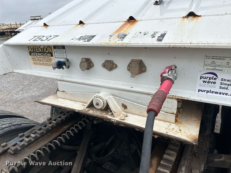 image for item DM2614 2015 CTS BDT-40  bottom dump trailer