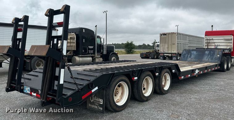 image for item DM2615 2016 Viking VFDD49R18F40T  double drop deck equipment trailer