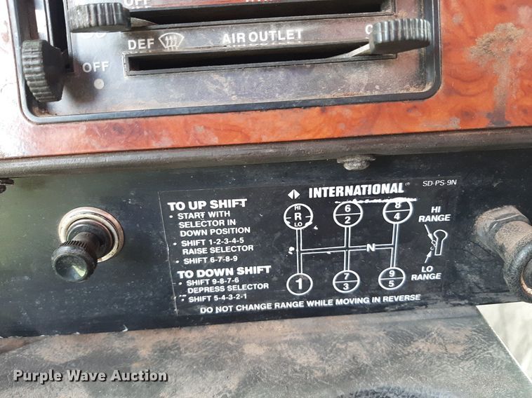 image for item DO3156 1995 International 9200  dump truck