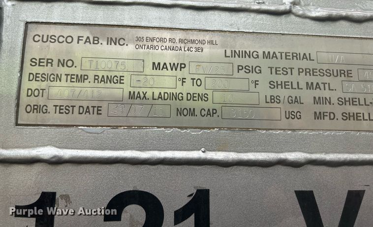 image for item DQ0952 2011 International 7400  vacuum truck