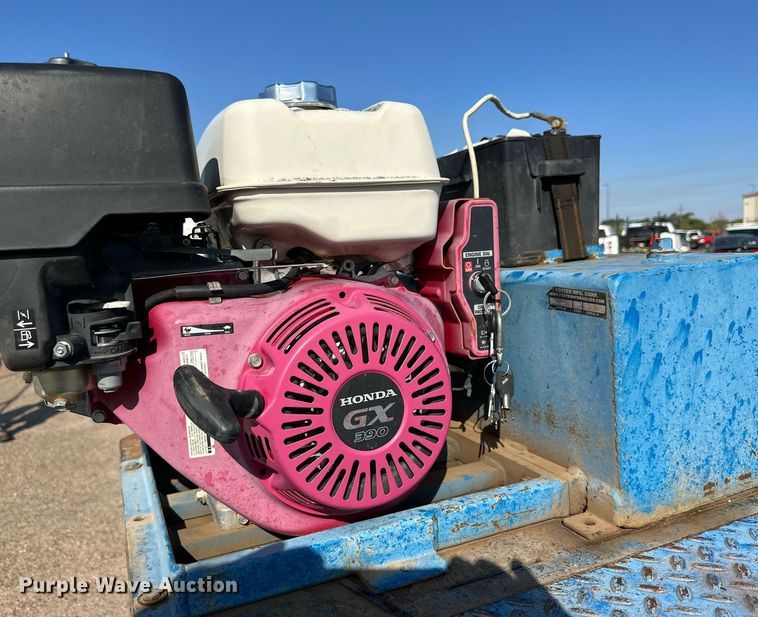 image for item DQ1369 1974 Schwartz  drop deck equipment trailer