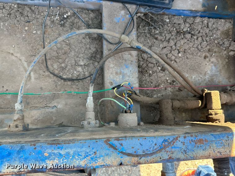 image for item DQ1369 1974 Schwartz  drop deck equipment trailer