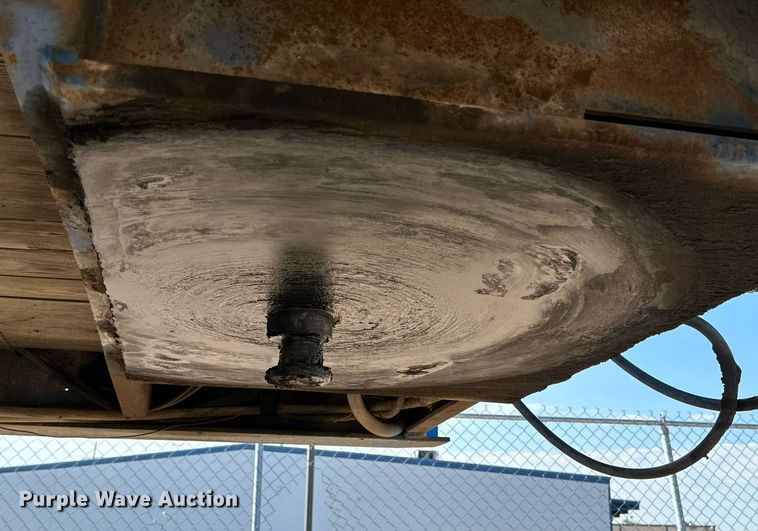 image for item DQ1369 1974 Schwartz  drop deck equipment trailer