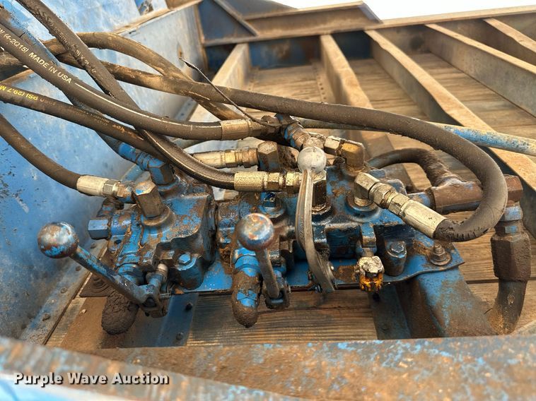 image for item DQ1369 1974 Schwartz  drop deck equipment trailer