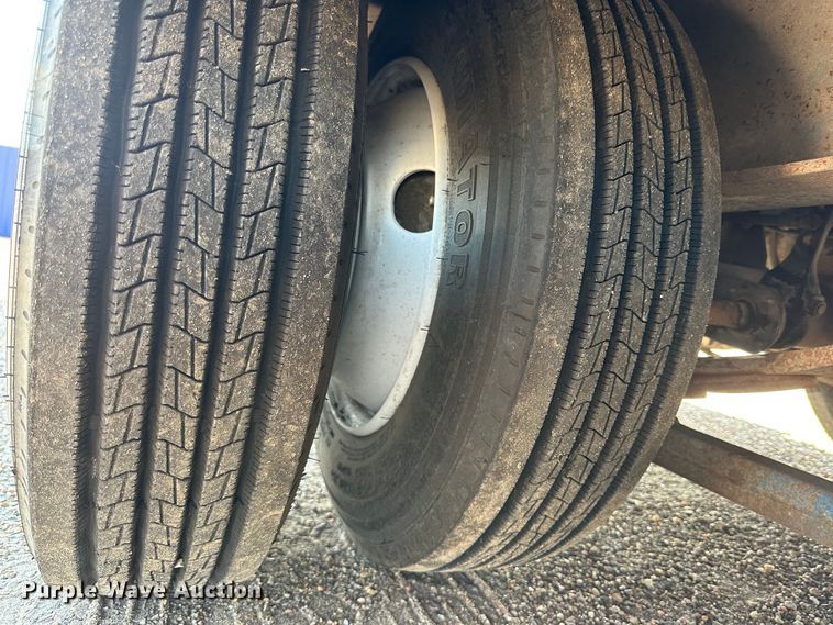 image for item DQ1369 1974 Schwartz  drop deck equipment trailer