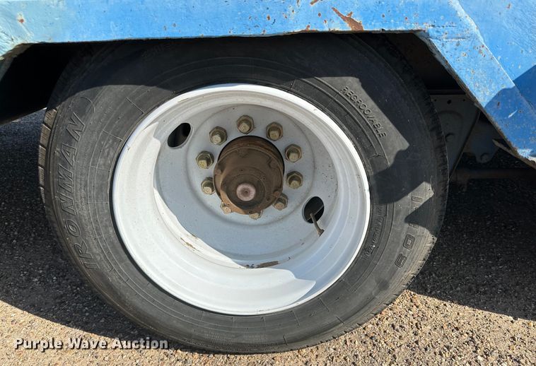 image for item DQ1369 1974 Schwartz  drop deck equipment trailer