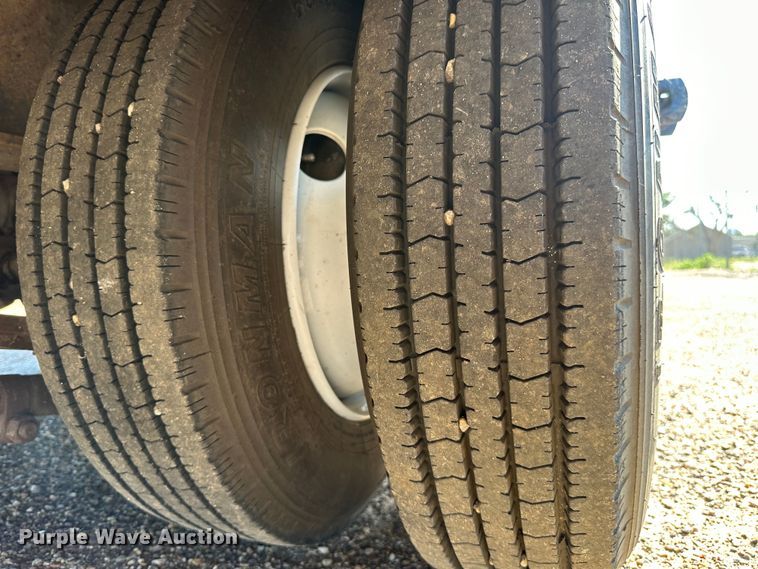 image for item DQ1369 1974 Schwartz  drop deck equipment trailer