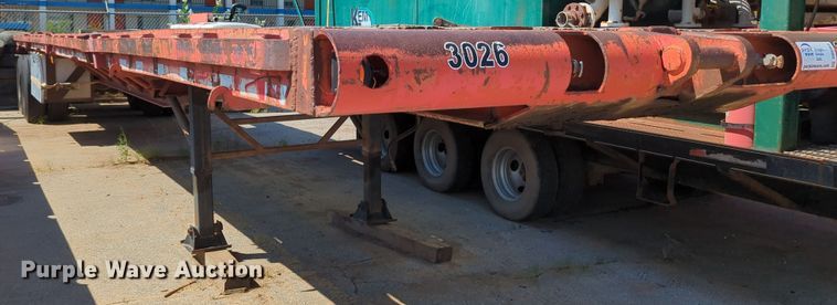 image for item DR6986 1985  Flatbed trailer