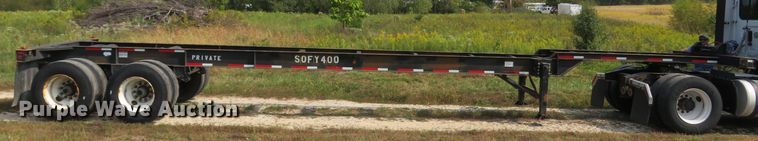 image for item FB9859 2015 Southern Fabrication Specialties  container trailer