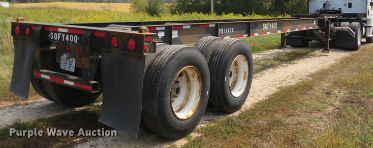 image for item FB9859 2015 Southern Fabrication Specialties  container trailer