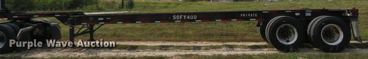image for item FB9859 2015 Southern Fabrication Specialties  container trailer