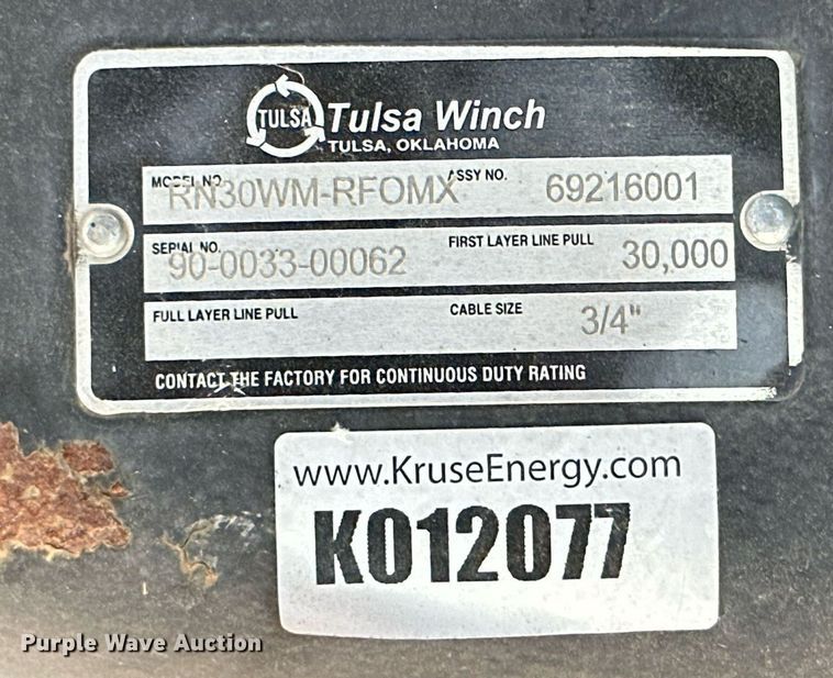 image for item KM9803 1999 Kenworth T800  winch truck
