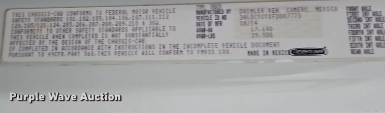 image for item LM9150 2015 Freightliner Business Class M2  bucket truck