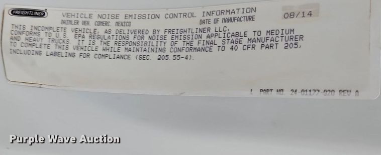 image for item LM9150 2015 Freightliner Business Class M2  bucket truck