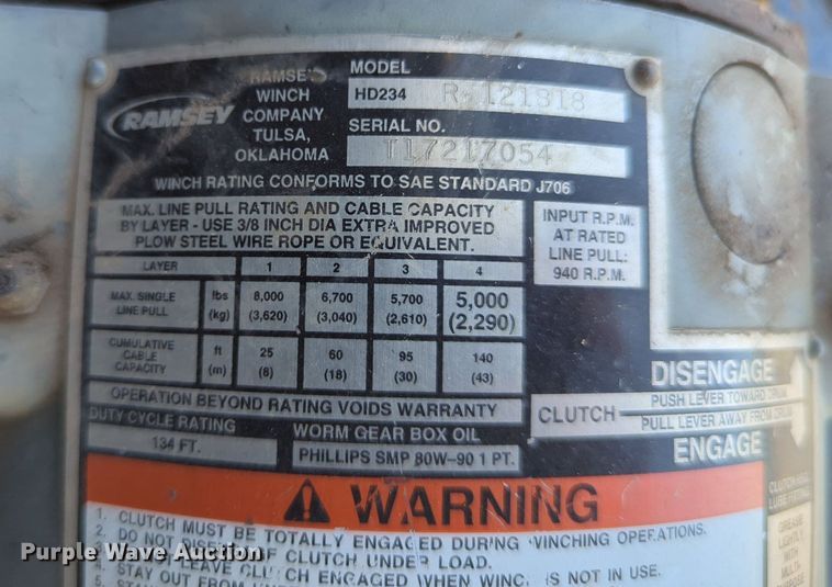 image for item LY9426 2016 International 4300 rollback truck