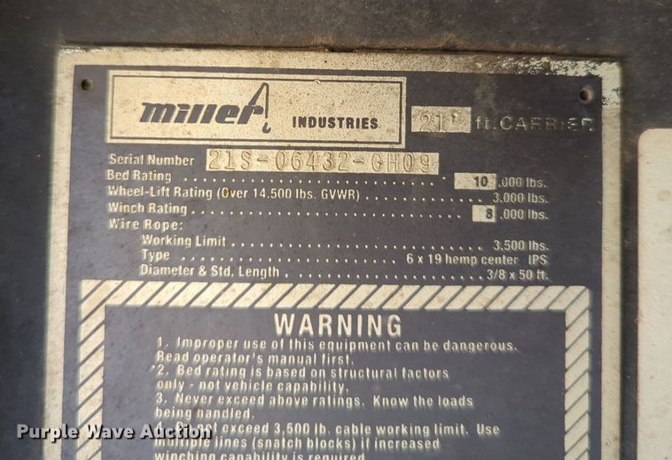 image for item LY9426 2016 International 4300 rollback truck