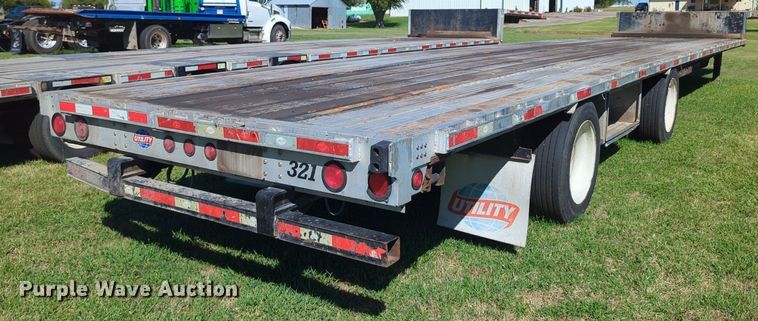 image for item LY9432 2013 Utility FS2C drop deck equipment trailer