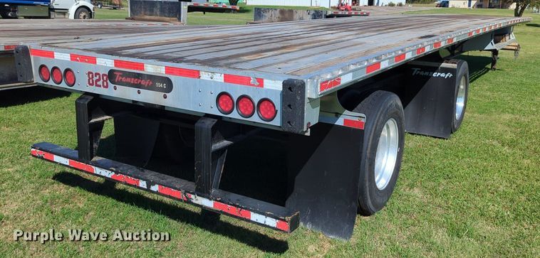 image for item LY9433 2017 Transcraft 554C flatbed trailer