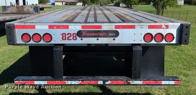 image for item LY9433 2017 Transcraft 554C flatbed trailer