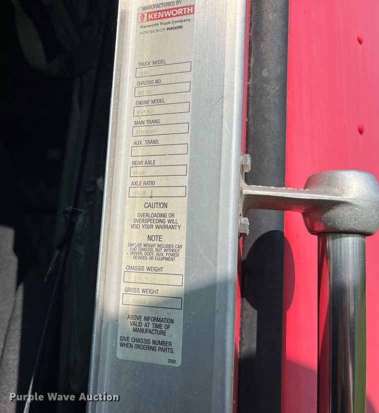 image for item MG9489 1996 Kenworth T600  semi truck