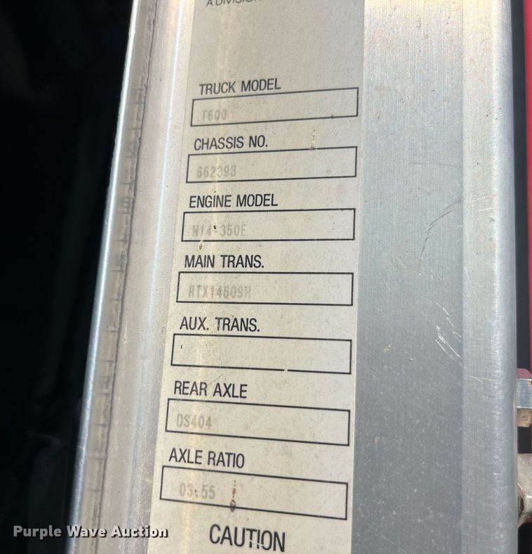 image for item MG9489 1996 Kenworth T600  semi truck