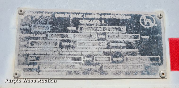 image for item MJ9393 2003 Great Dane 7411TP-SA  dry van trailer