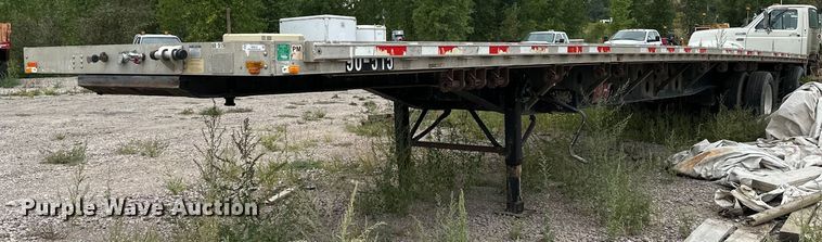 image for item MQ9419 1999 Transcraft eagle 48x96  flatbed trailer