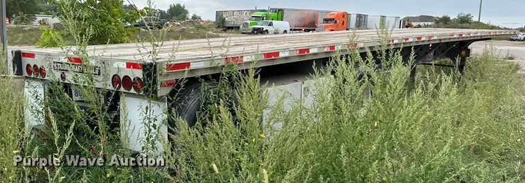 image for item MQ9419 1999 Transcraft eagle 48x96  flatbed trailer