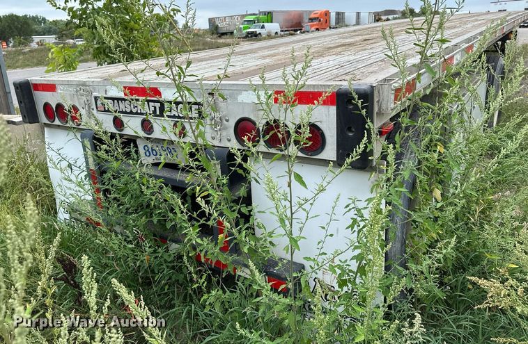 image for item MQ9419 1999 Transcraft eagle 48x96  flatbed trailer