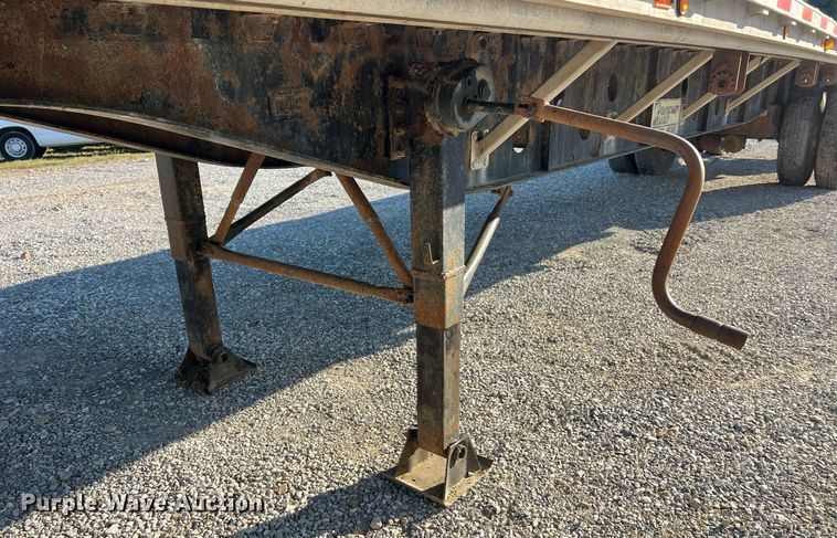 image for item NA9191 1993 Transcraft Eagle W2 45X96  flatbed trailer