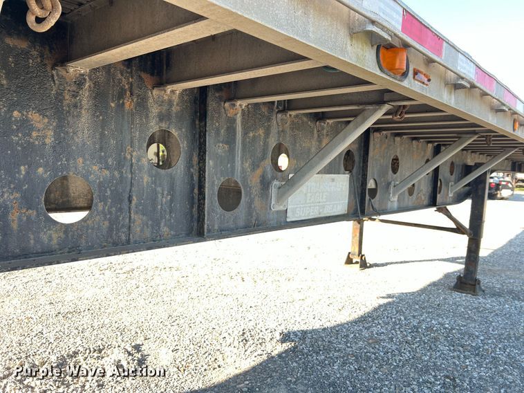 image for item NA9191 1993 Transcraft Eagle W2 45X96  flatbed trailer