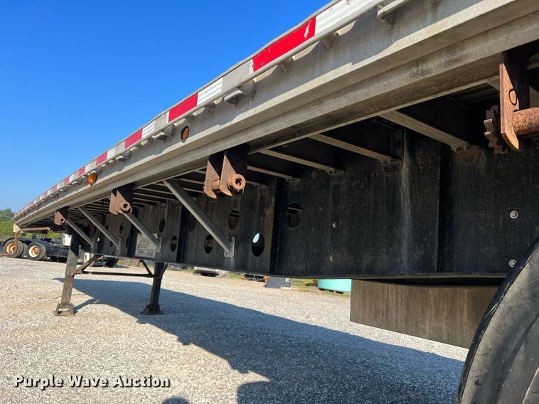 image for item NA9191 1993 Transcraft Eagle W2 45X96  flatbed trailer