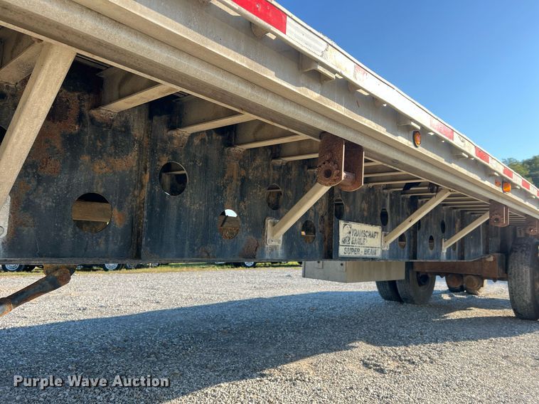 image for item NA9191 1993 Transcraft Eagle W2 45X96  flatbed trailer