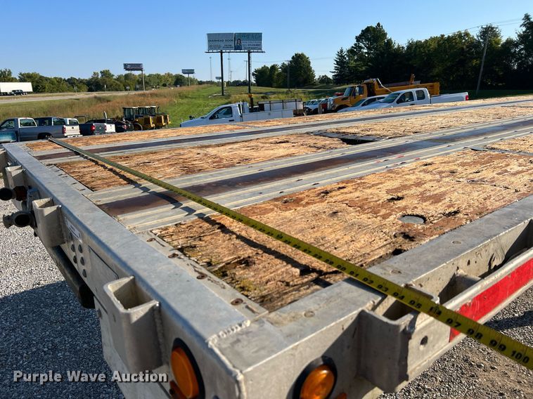 image for item NA9191 1993 Transcraft Eagle W2 45X96  flatbed trailer