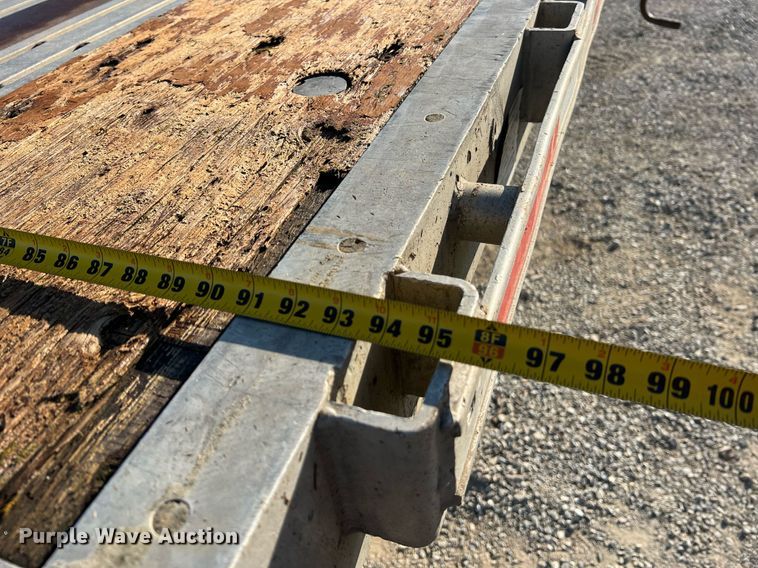 image for item NA9191 1993 Transcraft Eagle W2 45X96  flatbed trailer