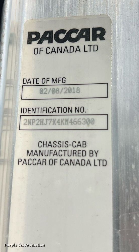 image for item NA9206 2019 Peterbilt 337 chassis lift truck