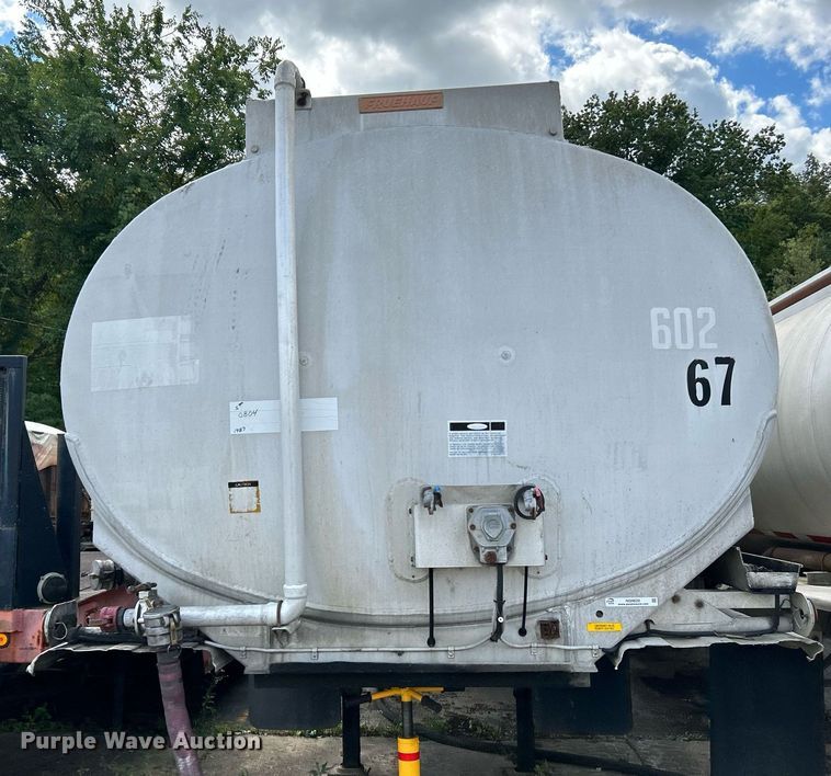 image for item NQ9820 1987 Fruehauf  tank trailer