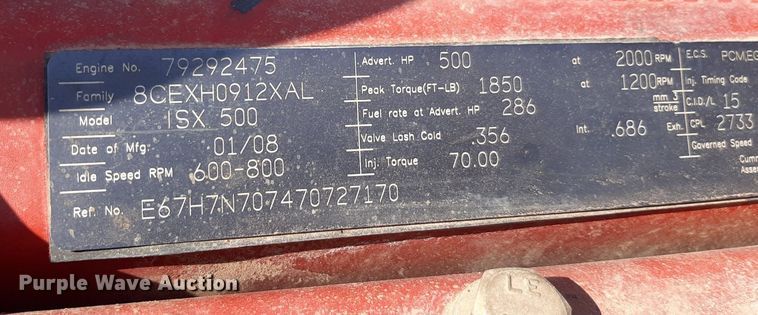 image for item NV9317 2009 Kenworth W900  semi truck