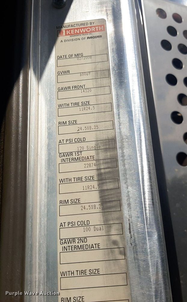 image for item NV9317 2009 Kenworth W900  semi truck